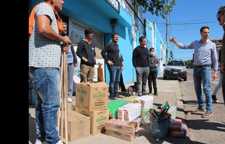 Temperley y Los Andes unieron fuerzas para ayudar a los más necesitados.