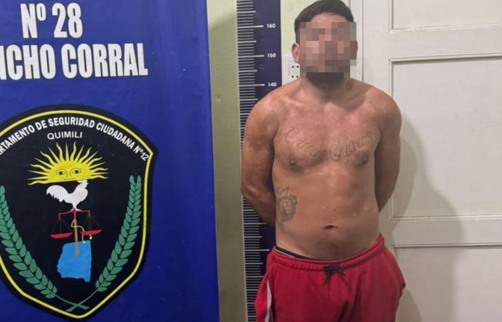 El imputado fue detenido en Santiago del Estero.