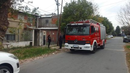 Intervino una dotación de los Bomberos de Lomas.