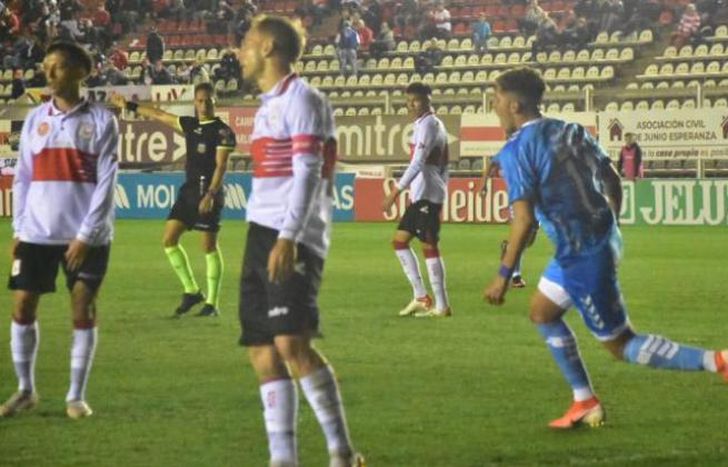 Así celebró Ayunta su primer gol en primera.
