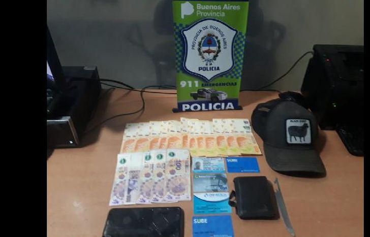 Los agarraron a dos cuadras y les incautaron los elementos que les habían sustraído a los jóvenes.