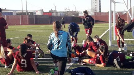 Las chicas entraron en la recta final de la preparación.