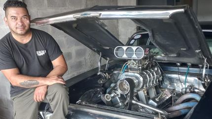 Así es la Chevrolet Coupé SS, modificada, de 1971.