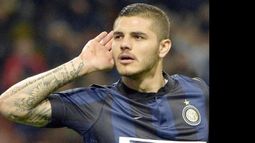 En medio del conflicto con el Inter, Icardi no entrenó por una molestia en su rodilla