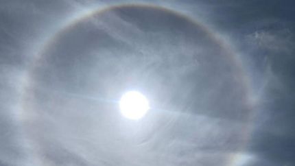 Así se veía en Banfield.