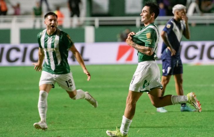Así celebró su gol Braian Galván.