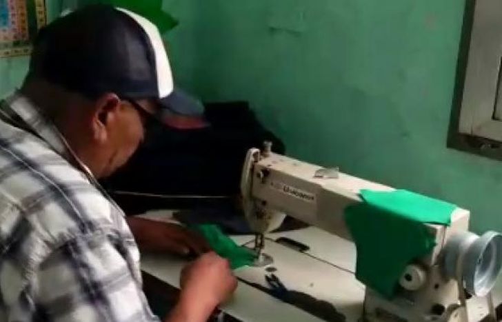 En plena confección.