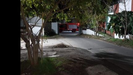 por un escape de gas, hubo un incendio en el hospital presidente peron