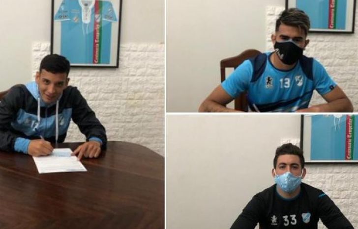 Este miércoles firmaron sus contratos.