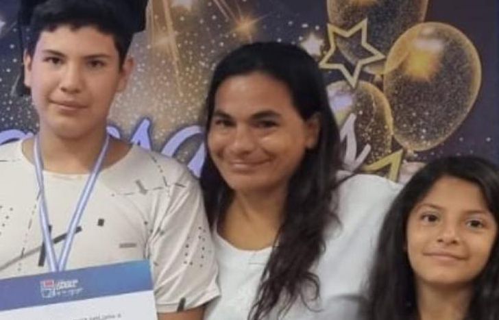 Giselle está desaparecida junto a sus hijos Martín y Melina.