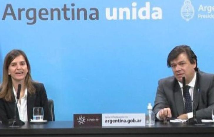 Raverta y Moroni hicieron el anuncio.