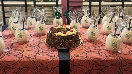 Un festejo austero por la situación pandémica.