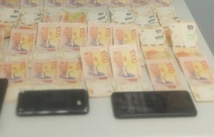 Los elementos secuestrados por la Policía.