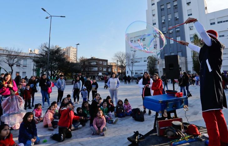 En la Plaza Grigera realizarán shows todos los días a las 16.