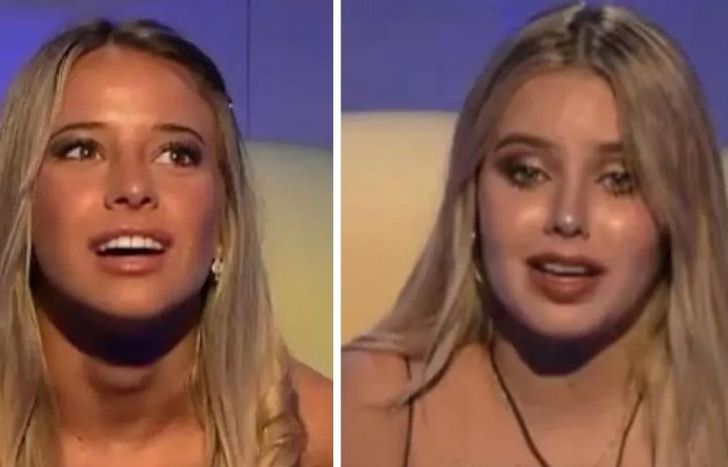 Zoe y Coti, en una extraña charla.