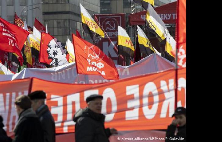 Las protestas contra la caída del nivel de vida de la población fueron convocadas hoy en casi medio centenar de ciudades rusas.