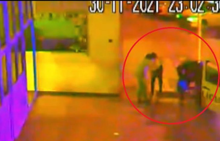 Imágenes tomadas por las cámaras de seguridad del cuartel.