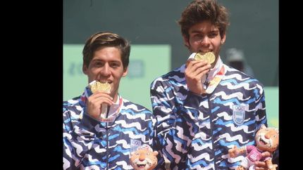 Los chicos se quedaron con el oro en dobles.