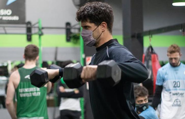 El plantel trabajó en las instalaciones del club.