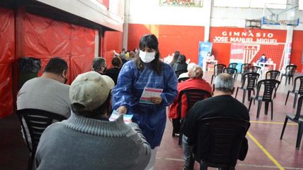 Avanza la campaña de vacunación.