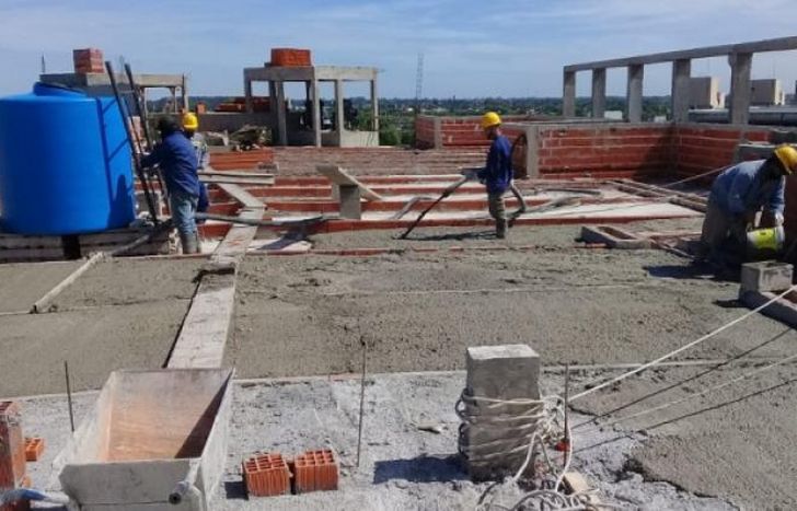 Las obras actualmente avanzan en el segundo edificio.
