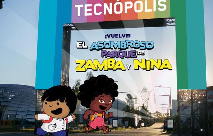Zamba y Nina, en Tecnópolis.