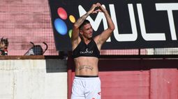 Haberkorn celebró su primer gol en Lomas.