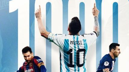 Leo Messi celebró en Instagram sus 1.000 partidos como profesional.