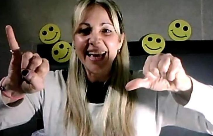 La risa es salud y por eso Laura practica este estilo de vida.