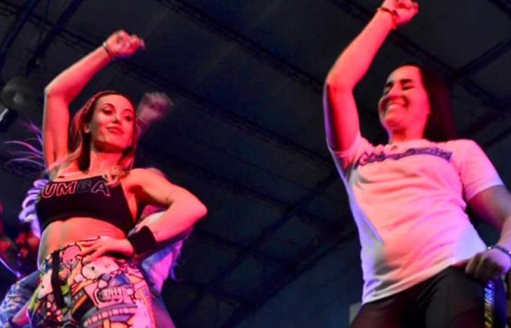 Se bailaron las mejores coreos de Zumba.