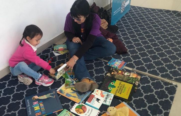 Una labor solidaria que intenta fomentar la lectura en los más chicos.