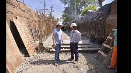 echeverria: avanza la obra hidrica de rincon