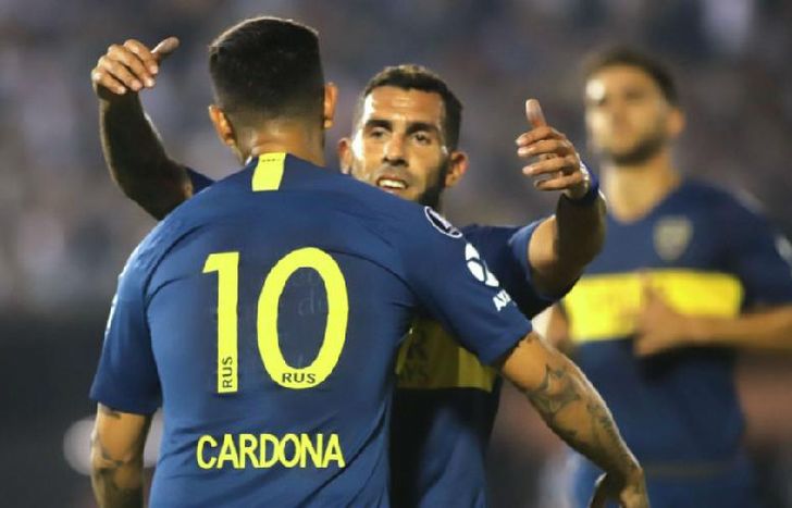 Cardona y Tevez serán titulares ante el Lobo, en La Plata.