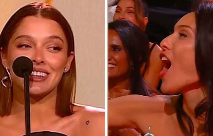 Sofía Gonet y Pampita, en los Martín Fierro de la Moda.&nbsp;