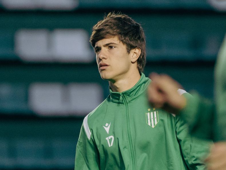 Tiziano Perrotta, en la previa del partido con Belgrano de Córdoba.