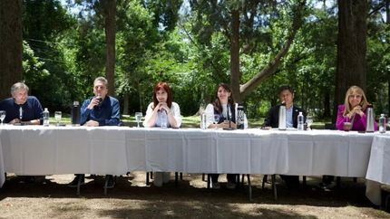 Cristina Kirchner, Axel Kicillof y Sergio Massa se mostraron juntos en una clara señal de unidad del peronismo.