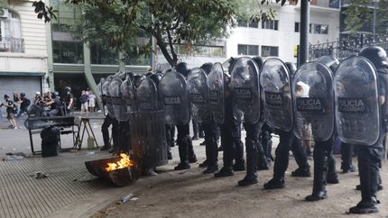La detención fue en Avellaneda en manos de la Policía Federal, quien reprimió durante el debate de la reforma laboral.