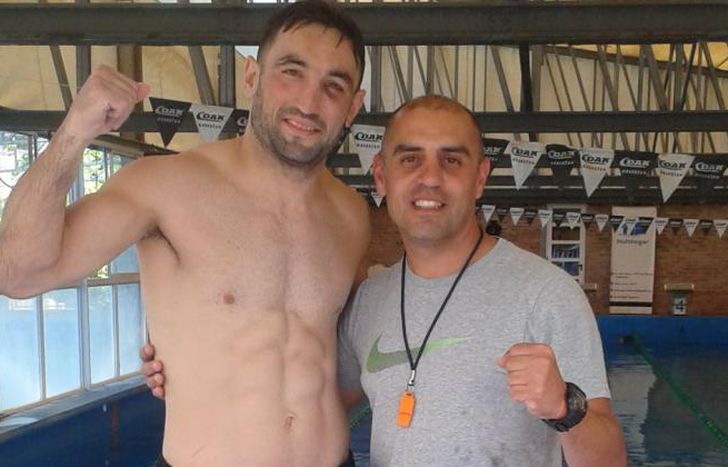 Canseco prepara físicamente a Marcos Karalitzky, boxeador lomense