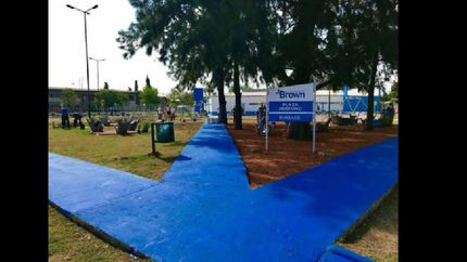 ya se renovaron 80 plazas en brown