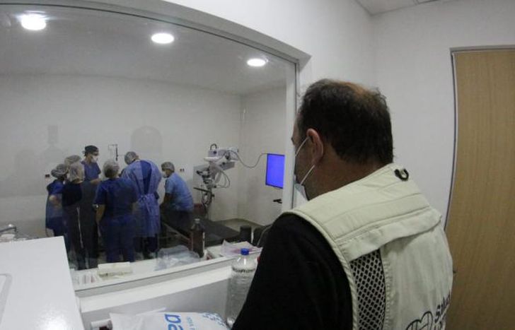 El secretario de Salud, Ortega Soler supervisando la intervención