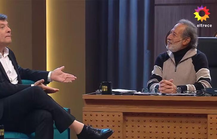 Mario Pergolini y Guillermo Francella en Otro día perdido.