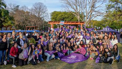 El sábado hicieron una mateada transfeminista en la Plaza Libertad.