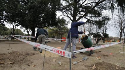 La plaza sigue incorporando sectores para los vecinos.