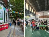 La entrada a ambas ferias de emprendedores es abierta y gratuita para los vecinos.