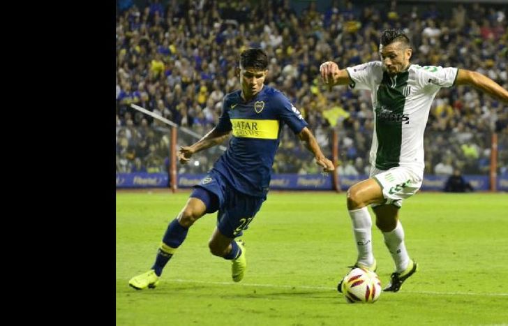 Jesús Dátolo fue lo mejor de Banfiel y el que generó las mejores llegadas del equipo.