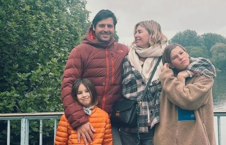 Dolores, en familia.