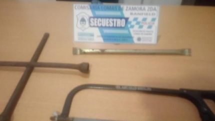 Los elementos secuestrados.