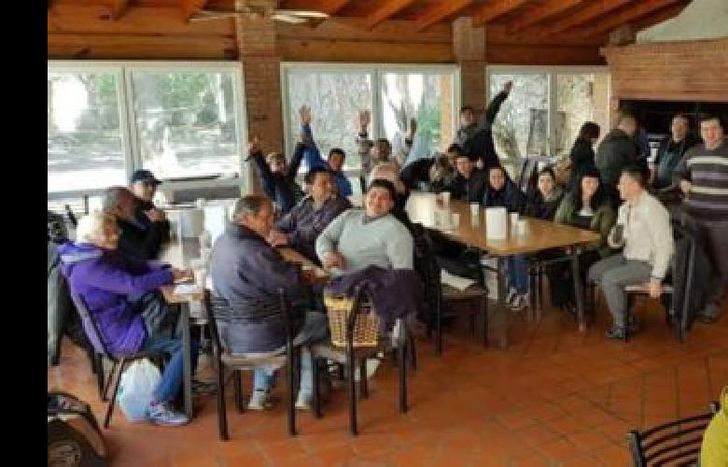 En el festejo por los dos años.