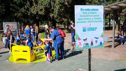 Hay juegos integradores en los distintos barrios de la ciudad.