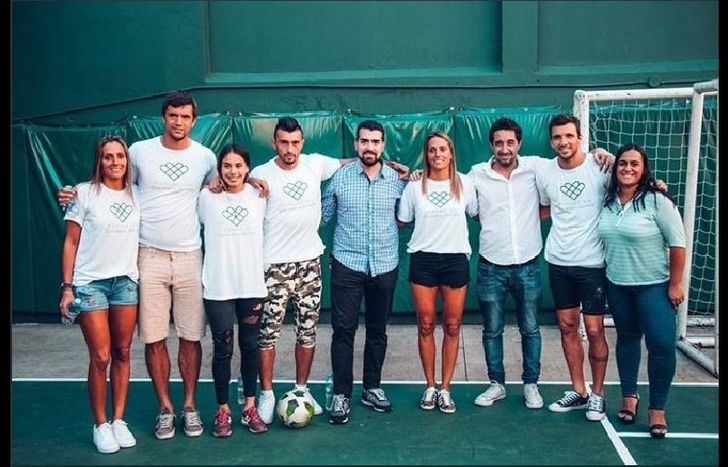 Banfield armó un evento junto a futbolistas profesionales.